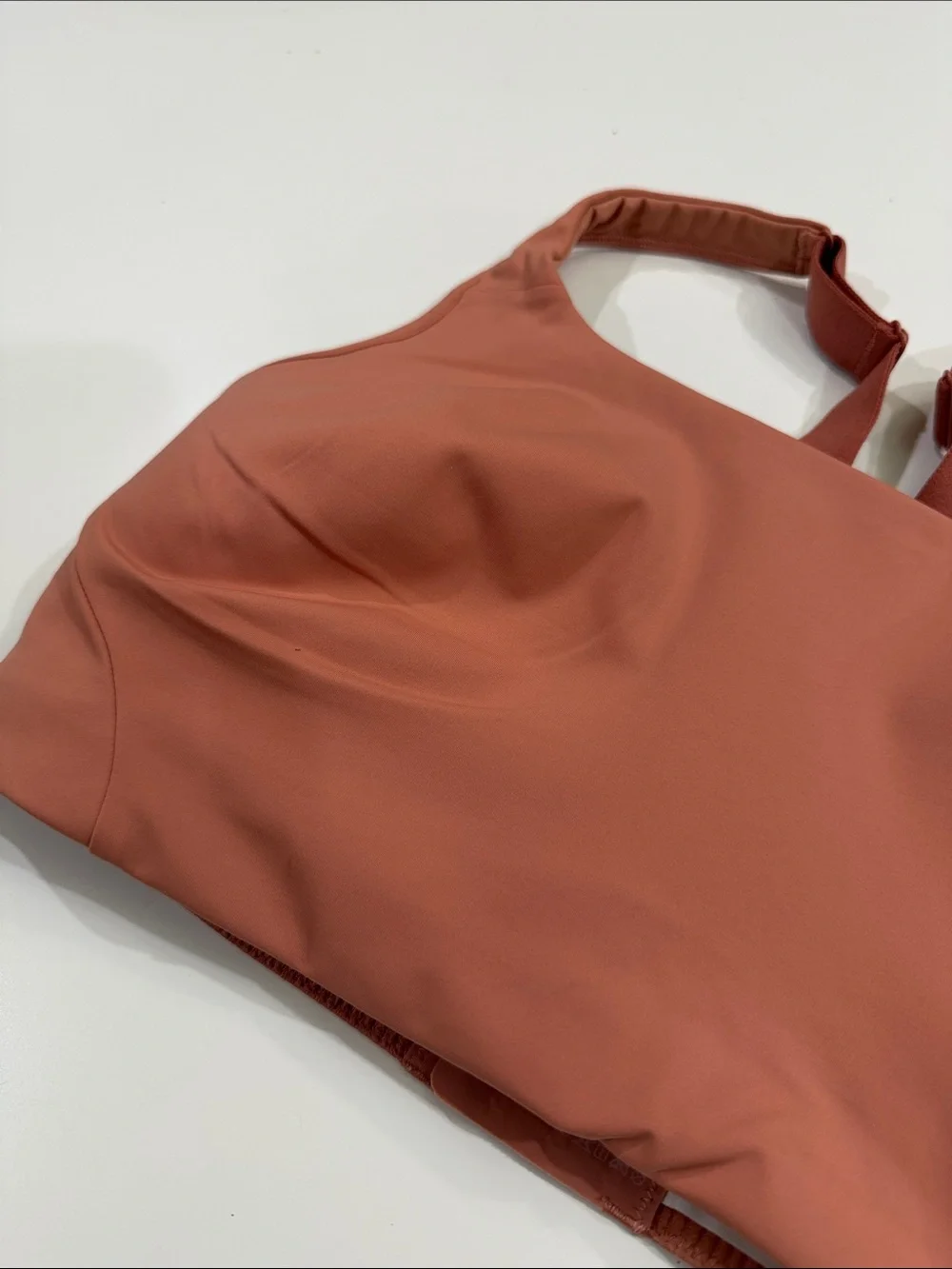 Lululemon Rust Women's Seamless Sports Bralette